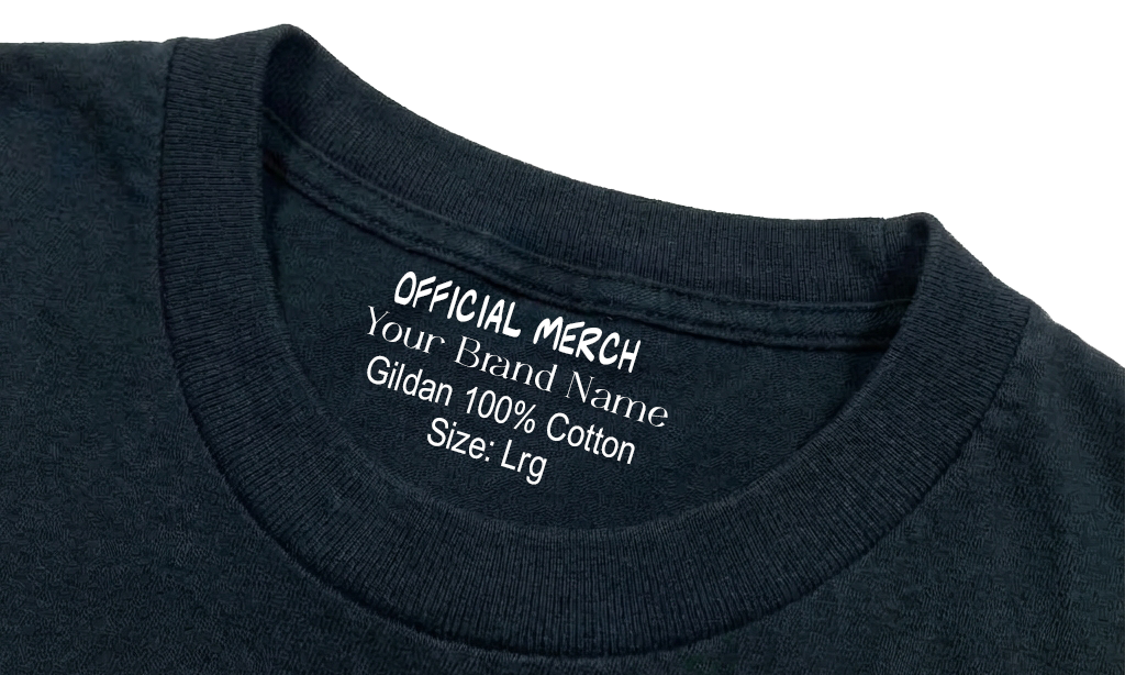 Artist-branded label example